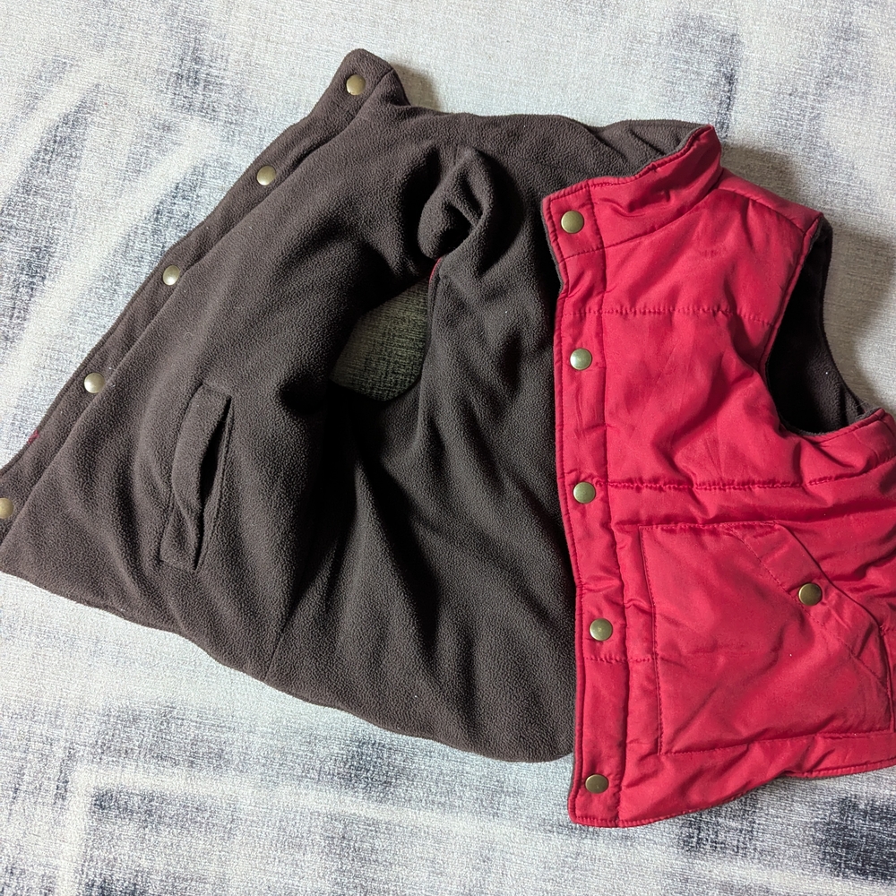 Kids Reversible Puffer Vest